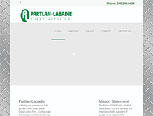 Tablet Screenshot of partlanlabadie.com